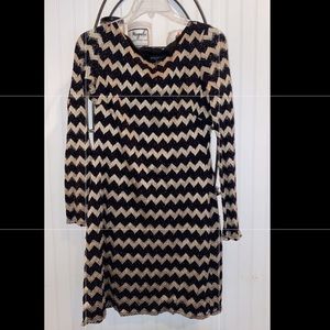 Black and gold Nine West dress for sale!!